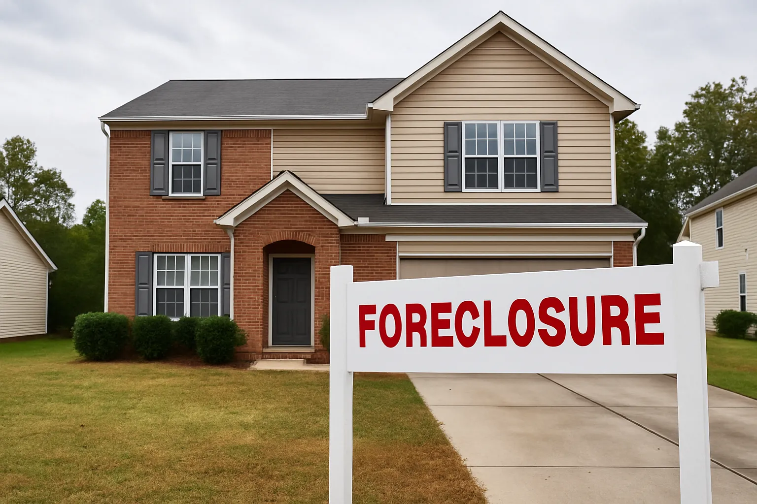 Houses Going Through Foreclosure